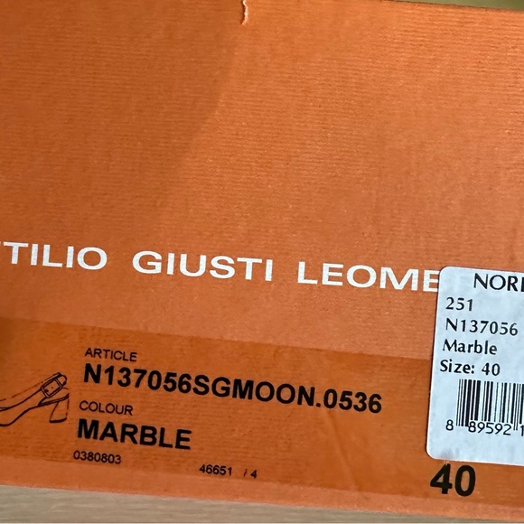 AGL sling back pumps. Marble/Nude patent leather Size 40 - Picture 8 of 8